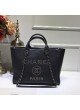 CHANEL SHOPPING BAG GRAINED CALFSKIN BLACK